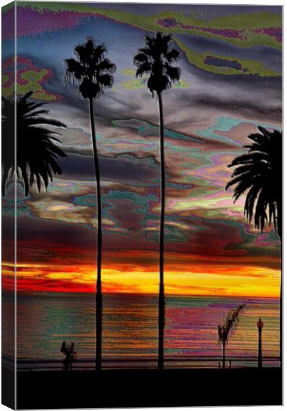 Pacific View Canvas Print by Tony Mumolo