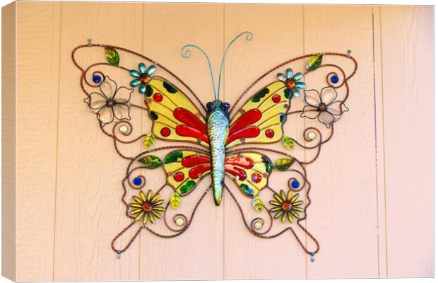Butterfly Decor Canvas Print by Tony Mumolo
