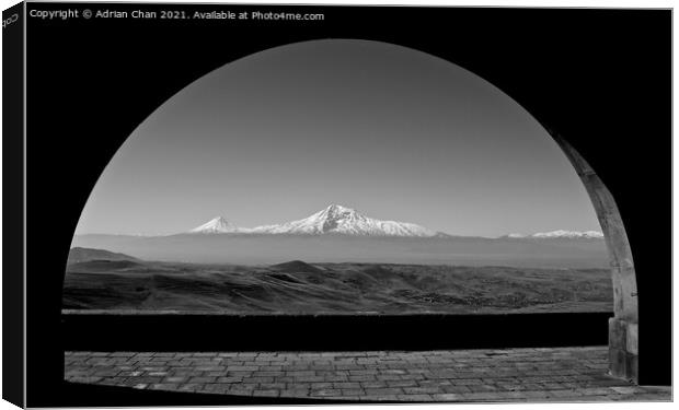 Looking towards Mount Ararat Canvas Print by Adrian Chan