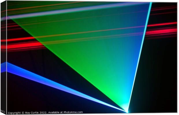 Laser 1 Canvas Print by Roy Curtis