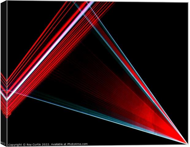 Laser 4 Canvas Print by Roy Curtis