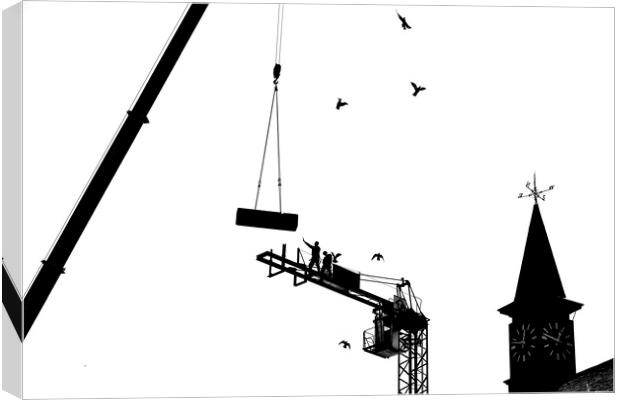 Counterweight Canvas Print by Roy Curtis