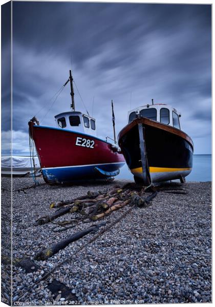 Waiting for the tide Canvas Print by Jim Butler