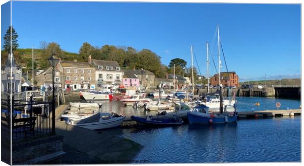 Padstow Harbour Canvas Print by Richard Baker