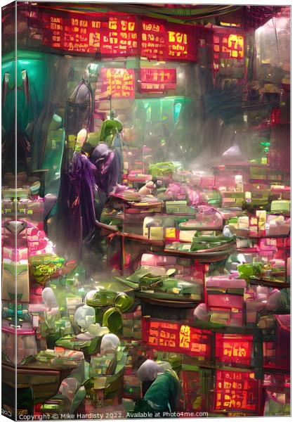 Jade Market Canvas Print by Mike Hardisty