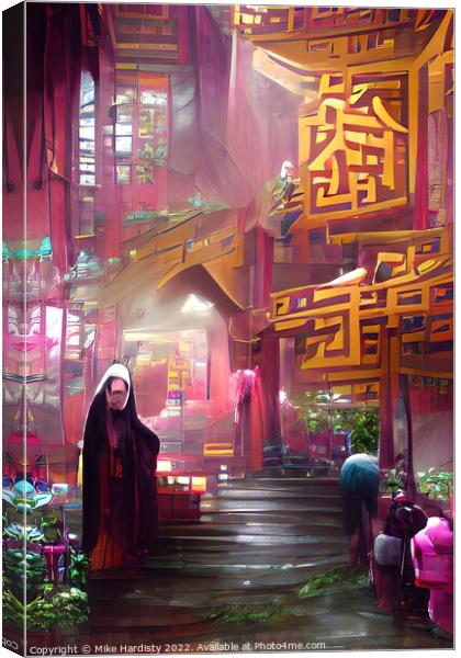 Chi Lin Nunnery Hong Kong Canvas Print by Mike Hardisty