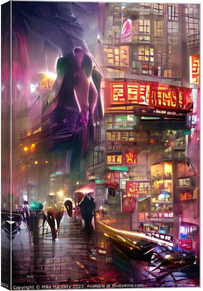 Soho Hong Kong Canvas Print by Mike Hardisty