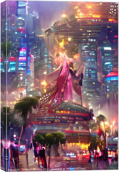 Avenue Of The Stars Hong Kong  Canvas Print by Mike Hardisty