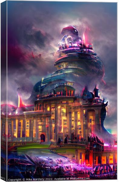 Reichstag Berlin  Canvas Print by Mike Hardisty
