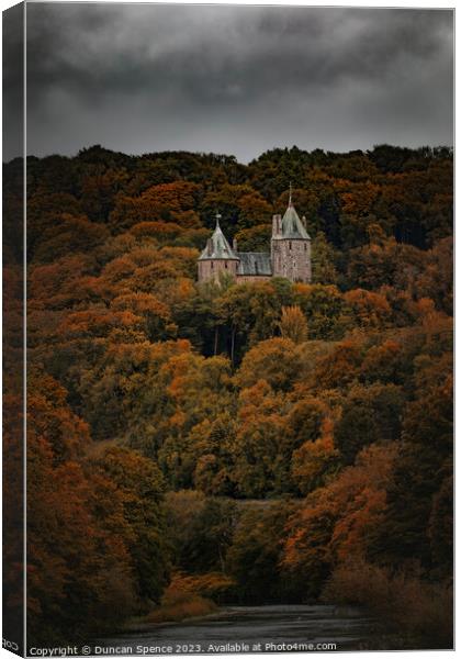 Castell Coch Canvas Print by Duncan Spence