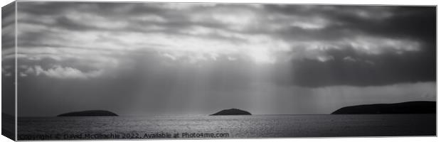 The Enchanting Islands of St Tudwals Canvas Print by David McGeachie