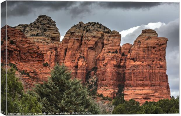 Coffee Pot Rock Canvas Print by Donna Kennedy