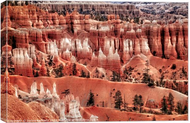 Everywhere a Hoodoo Canvas Print by Donna Kennedy