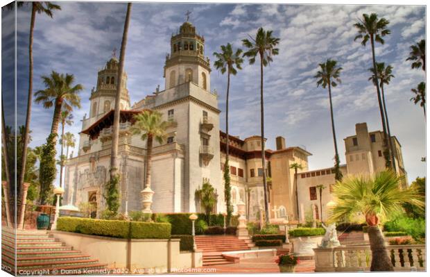 Hearst Castle Canvas Print by Donna Kennedy