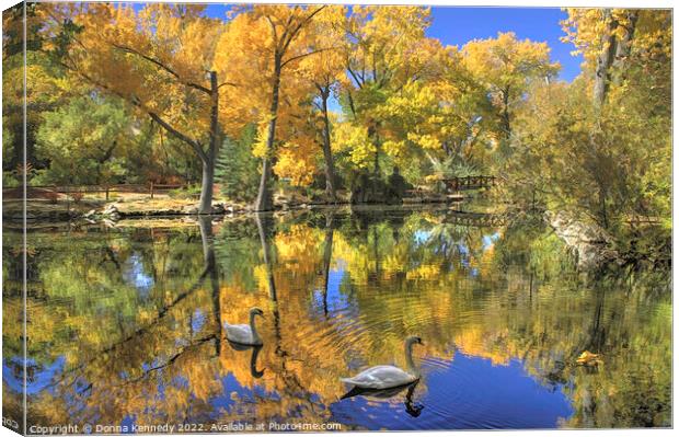 Autumn Serenity Canvas Print by Donna Kennedy