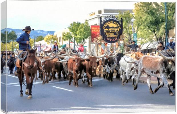 Cedar Livestock and Heritage Festival Canvas Print by Donna Kennedy