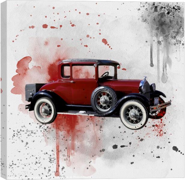 1929 Ford Canvas Print by Donna Kennedy