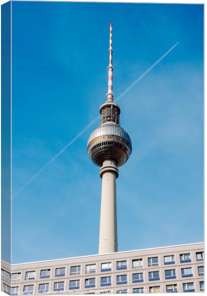 Berlin Television Tower Canvas Print by Plamen Petrov