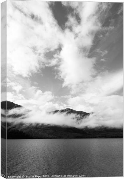 Lake Loch Ness  Canvas Print by Eszter Papp