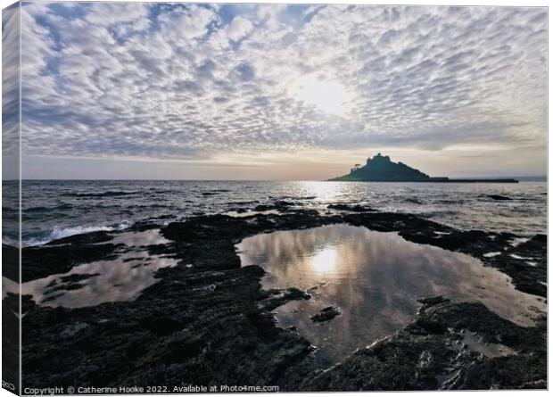 St Michael's Mount  Canvas Print by Catherine Hooke