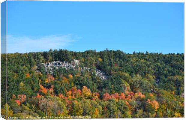 Devil's Lake October 18th (4A) Canvas Print by Philip Lehman