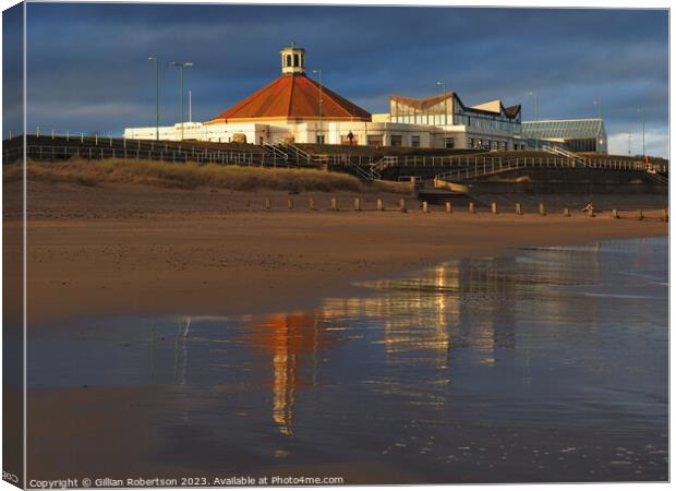 Scottish Landscapes: Aberdeen Beach Ballroom  Canvas Print by Gillian Robertson