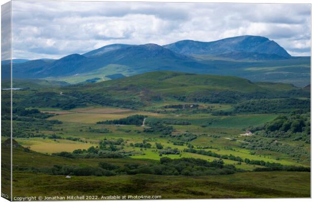 Ben Hope Scotland UK Canvas Print by Jonathan Mitchell