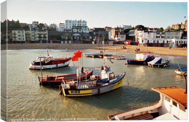 Broadstairs, Kent, England, 2002 Canvas Print by Jonathan Mitchell