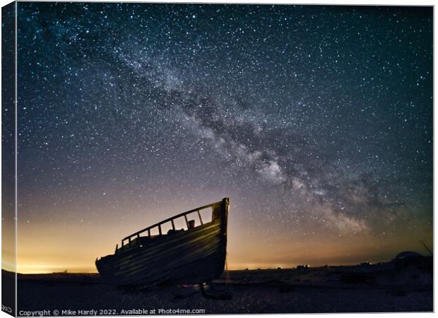 Sailing the Stars Canvas Print by Mike Hardy