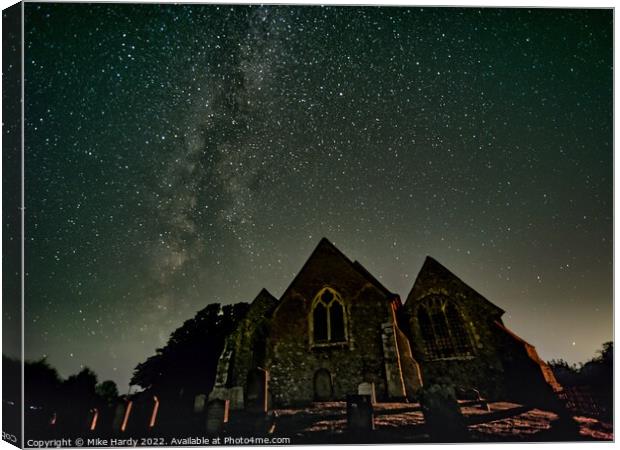 Sleeping beneath the stars Canvas Print by Mike Hardy