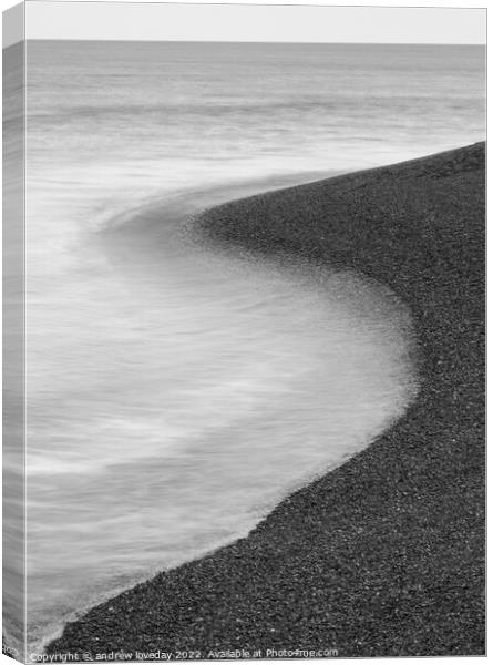 S for Shingle Street  Canvas Print by andrew loveday