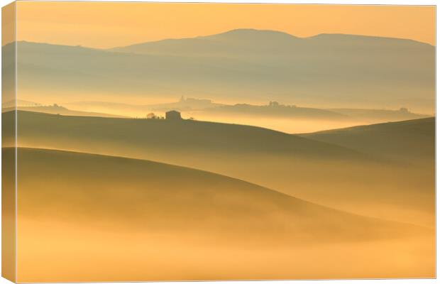 Layered Hills Canvas Print by Andreas Vitting
