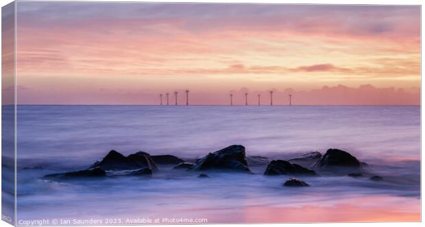 Caister at Dawn Canvas Print by Ian Saunders