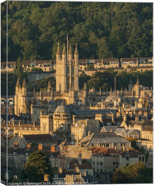 Photography of cotswold city Bath, somerset, UK  Canvas Print by Rowena Ko