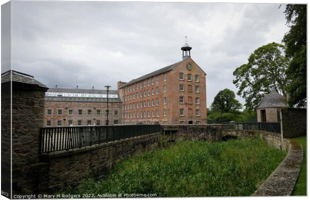 Stanley Mills Canvas Print by Mary M Rodgers