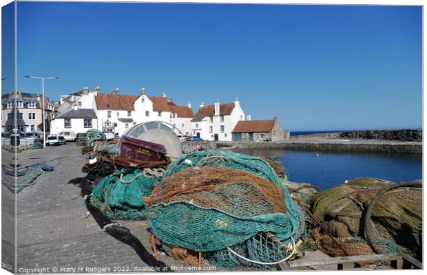 Pittenweem Harbour Scotland  Canvas Print by Mary M Rodgers