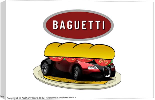 Baguetti Canvas Print by Anthony Clark