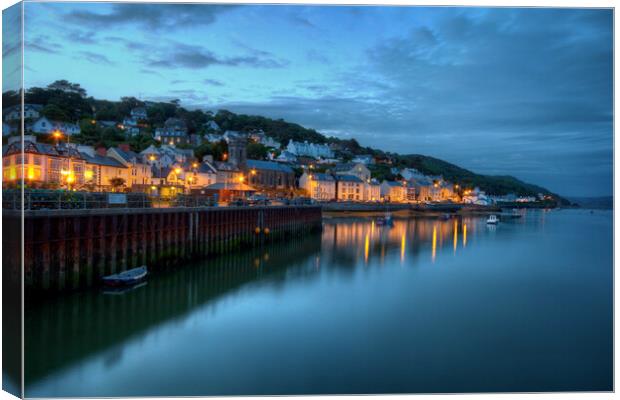 Twilight in Aberdovey Canvas Print by Dave Urwin