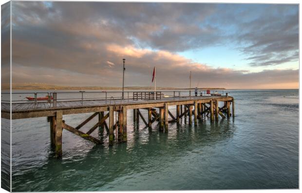 Aberdovey Jetty Canvas Print by Dave Urwin