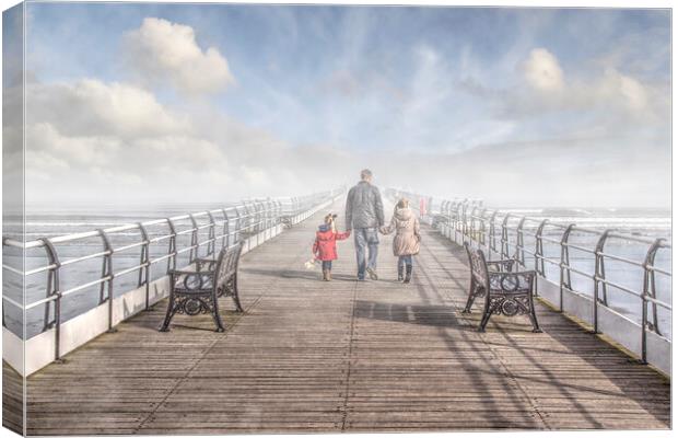 The Pier Canvas Print by Dave Urwin