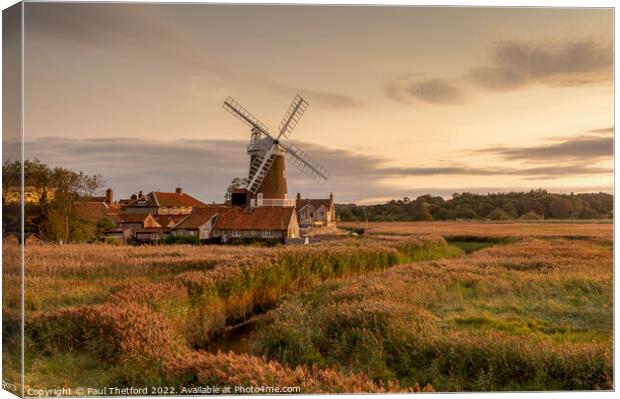 Cley Mill Canvas Print by Paul Thetford