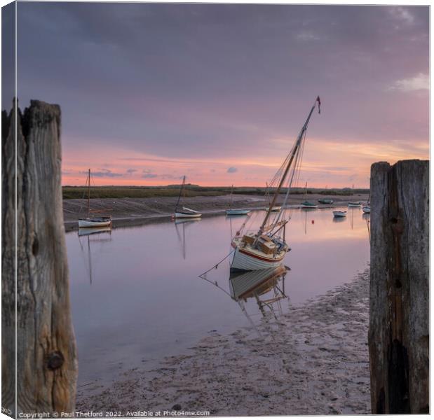 Low tide Canvas Print by Paul Thetford