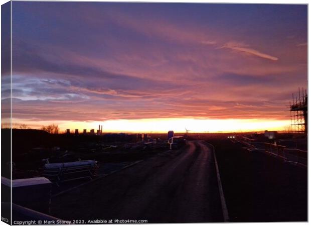 Sky cloud Canvas Print by Mark Storey