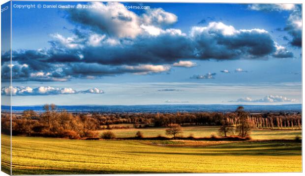 Surrey Landscape in HDR Canvas Print by Daniel Gwalter