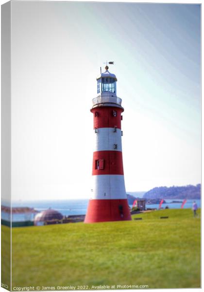 Smeaton's Tower  Canvas Print by James Greenley