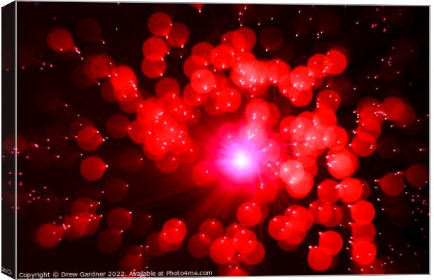 Fibre Optic Lights Canvas Print by Drew Gardner