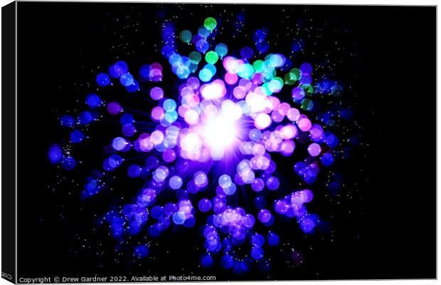 Fibre Optic Lights Canvas Print by Drew Gardner