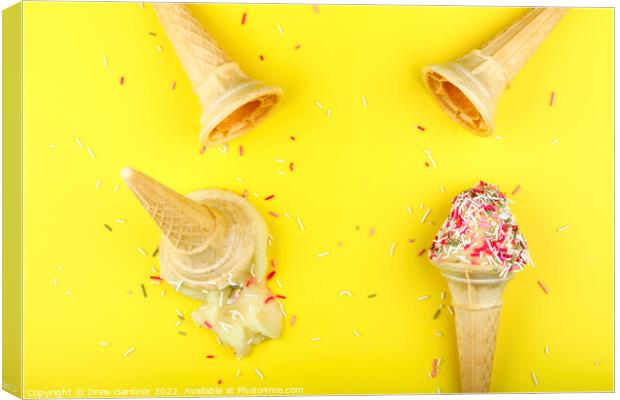 Ice Cream Canvas Print by Drew Gardner