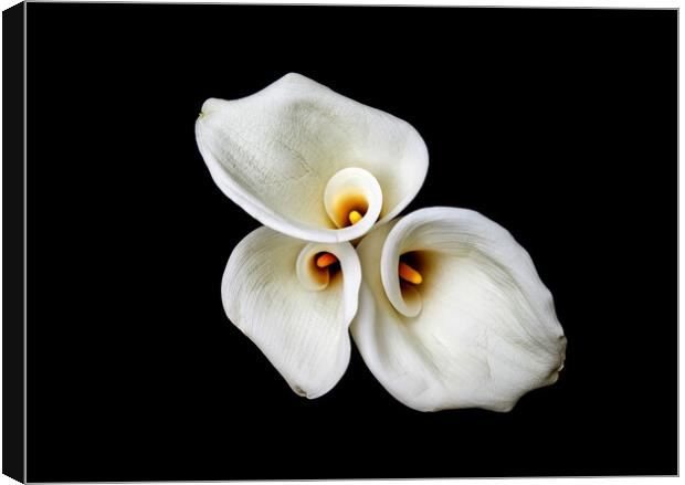 Calla Lilies Wall Art Canvas Print by Will Ireland Photography
