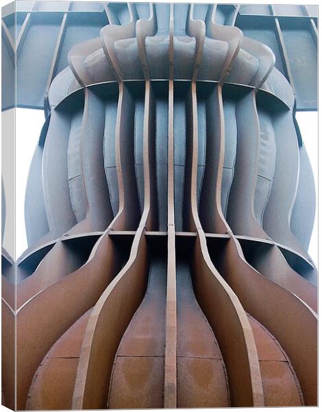 Detail of The Angel of the North - Gateshead Canvas Print by Will Ireland Photography